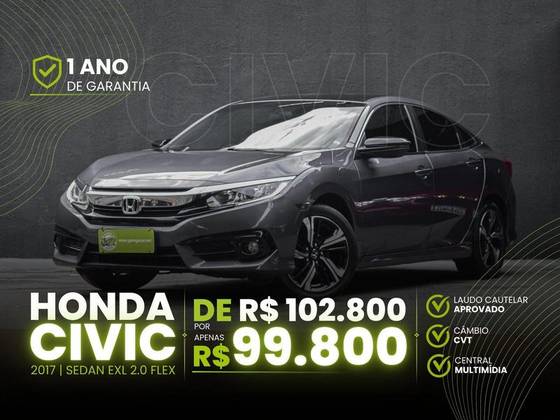 HONDA CIVIC 2.0 16V FLEXONE EXL 4P CVT