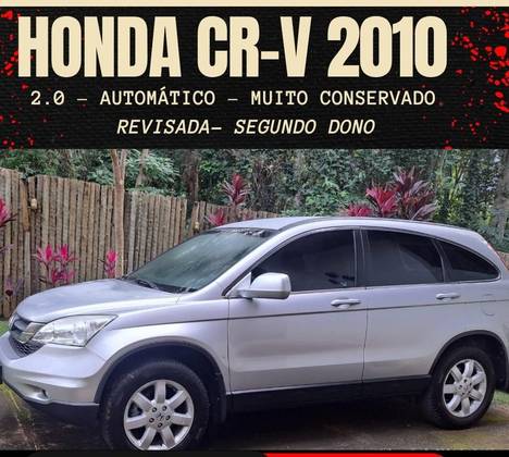 HONDA CRV 2.0 EXL 4X2 16V GASOLINA 4P AUTOMÁTICO