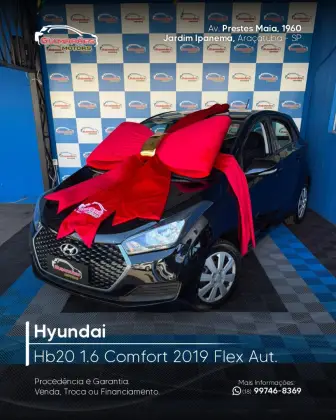 HYUNDAI HB20 1.6 COMFORT PLUS 16V FLEX 4P AUTOMÁTICO
