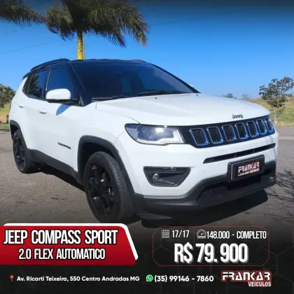 JEEP COMPASS 2.0 16V FLEX SPORT AUTOMÁTICO JEEP COMPASS 2.0 16V FLEX SPORT AUTOMÁTICO