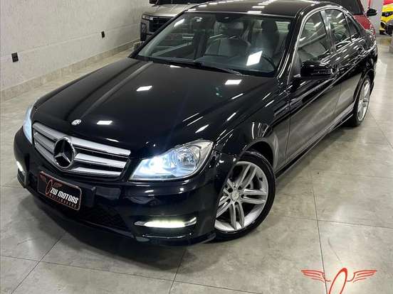 MERCEDES-BENZ-C 180-1.6 CGI SPORT 16V TURBO GASOLINA 4P AUTOMÁTICO MERCEDES-BENZ-C 180-2013