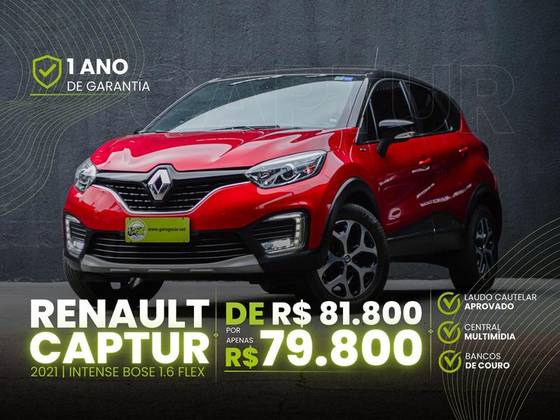 RENAULT CAPTUR 1.6 16V SCE FLEX BOSE X-TRONIC