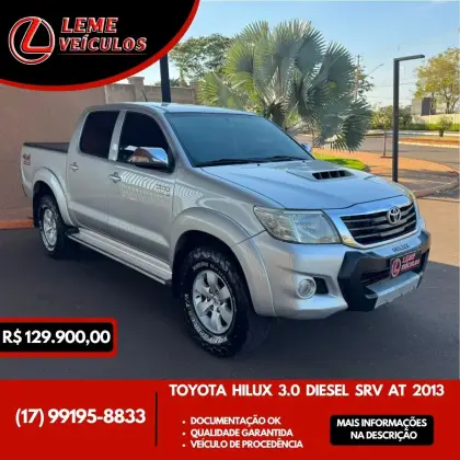 TOYOTA HILUX 3.0 SRV 4X4 CD 16V TURBO INTERCOOLER DIESEL 4P AUTOMÁTICO