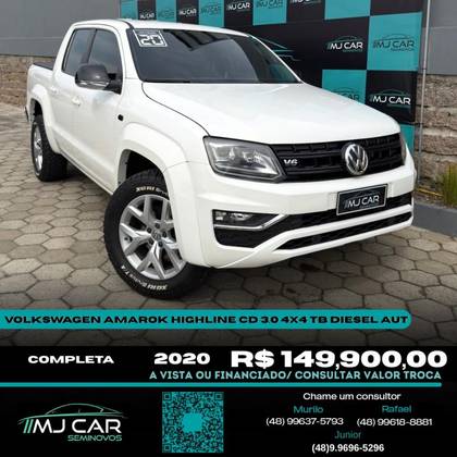 VOLKSWAGEN AMAROK 3.0 V6 TDI DIESEL HIGHLINE CD 4MOTION AUTOMÁTICO