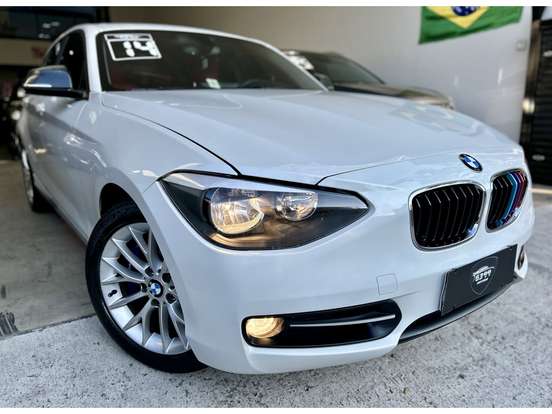 BMW-118i-1.6 SPORT GP 16V TURBO GASOLINA 4P AUTOMÁTICO BMW-118i-2014
