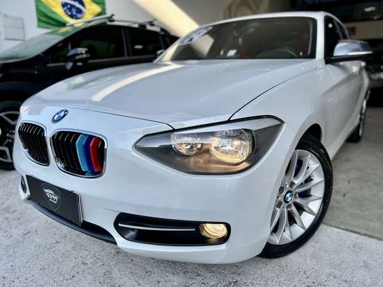 BMW-118i-1.6 SPORT GP 16V TURBO GASOLINA 4P AUTOMÁTICO BMW-118i-2014