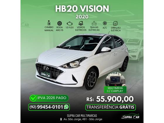 HYUNDAI HB20 1.0 12V FLEX VISION MANUAL