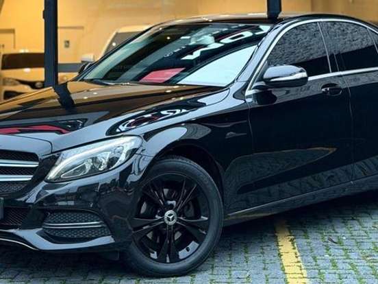 MERCEDES-BENZ-C 180-1.6 CGI 16V TURBO GASOLINA 4P AUTOMÁTICO MERCEDES-BENZ-C 180-2014