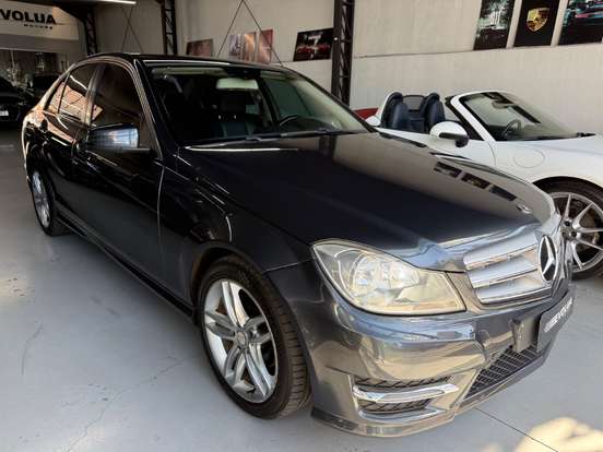 MERCEDES-BENZ-C 180-1.6 CGI SPORT 16V TURBO GASOLINA 4P AUTOMÁTICO MERCEDES-BENZ-C 180-2013