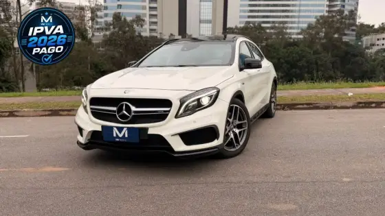 MERCEDES-BENZ GLA 45 AMG 2.0 16V TURBO GASOLINA 4P AUTOMÁTICO MERCEDES-BENZ GLA 45 AMG 2.0 16V TURBO GASOLINA 4P AUTOMÁTICO