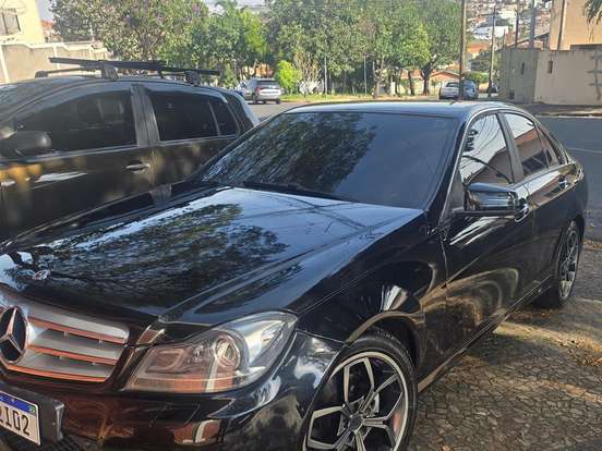 MERCEDES-BENZ-C 180-1.6 CGI SPORT 16V TURBO GASOLINA 4P AUTOMÁTICO MERCEDES-BENZ-C 180-2013