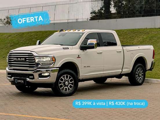 RAM-3500-6.7 I6 TURBO DIESEL LIMITED LONGHORN CD 4X4 AUTOMÁTICO RAM-3500-2023