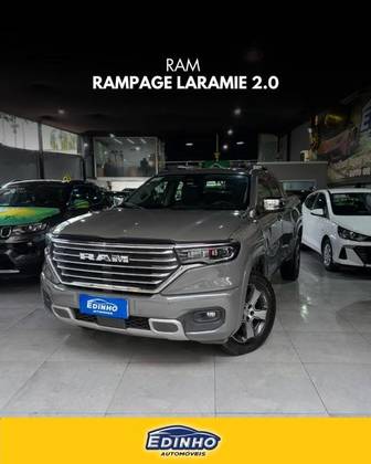 RAM RAMPAGE 2.0 HURRICANE 4 TURBO GASOLINA LARAMIE 4X4 AUTOMÁTICO