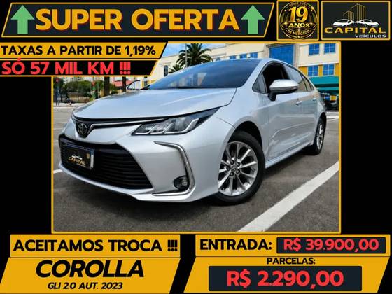 TOYOTA COROLLA 2.0 VVT-IE FLEX GLI DIRECT SHIFT