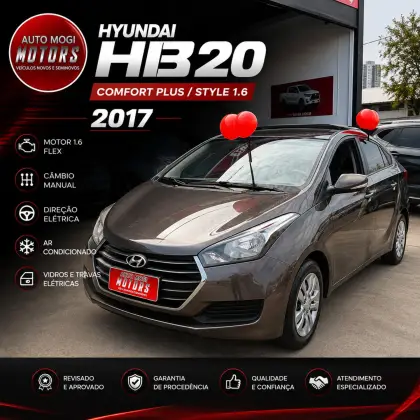 HYUNDAI HB20S 1.6 COMFORT STYLE 16V FLEX 4P MANUAL HYUNDAI HB20S 1.6 COMFORT STYLE 16V FLEX 4P MANUAL
