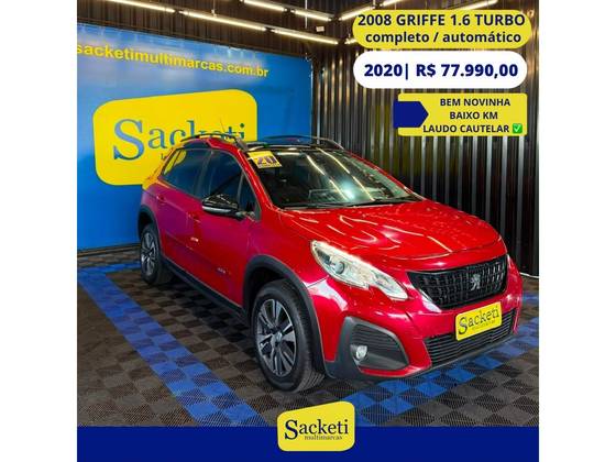 PEUGEOT 2008 1.6 16V THP FLEX GRIFFE 4P AUTOMÁTICO