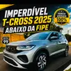 VOLKSWAGEN T-CROSS 1.0 200 TSI TOTAL FLEX COMFORTLINE AUTOMÁTICO VOLKSWAGEN T-CROSS 1.0 200 TSI TOTAL FLEX COMFORTLINE AUTOMÁTICO