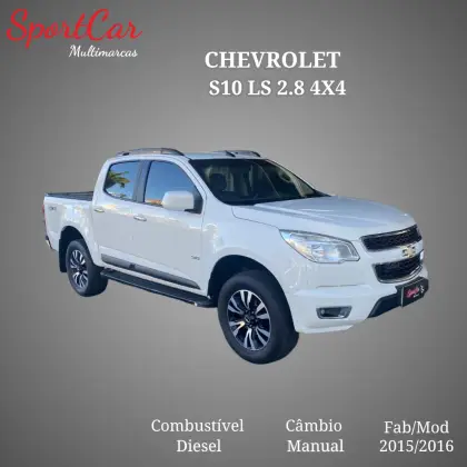 CHEVROLET S10 2.8 LS 4X4 CD 16V TURBO DIESEL 4P MANUAL