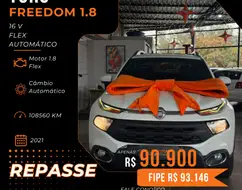 FIAT TORO 1.8 16V EVO FLEX FREEDOM AT6 FIAT TORO 1.8 16V EVO FLEX FREEDOM AT6