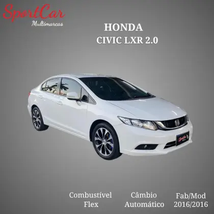 HONDA CIVIC 2.0 LXR 16V FLEX 4P AUTOMÁTICO