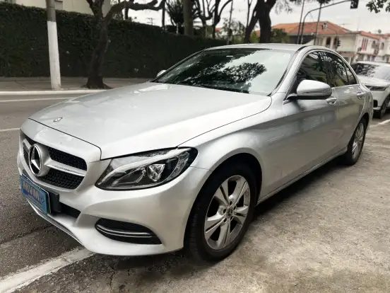 MERCEDES-BENZ-C 180-1.6 CGI AVANTGARDE 16V TURBO GASOLINA 4P AUTOMÁTICO MERCEDES-BENZ-C 180-2014