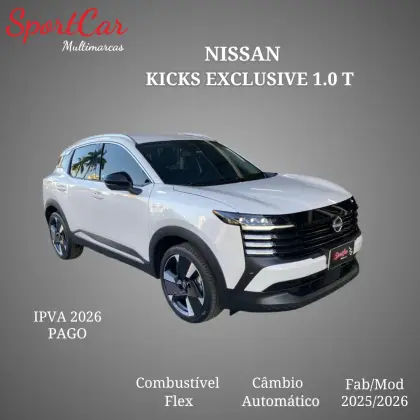 NISSAN KICKS 1.0  TURBO FLEX EXCLUSIVE DCT