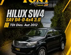 TOYOTA HILUX SW4 3.0 SRV 4X4 16V TURBO INTERCOOLER DIESEL 4P AUTOMÁTICO TOYOTA HILUX SW4 3.0 SRV 4X4 16V TURBO INTERCOOLER DIESEL 4P AUTOMÁTICO