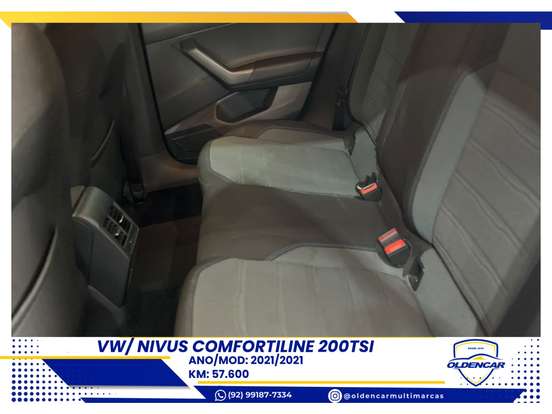 VOLKSWAGEN-NIVUS-1.0 200 TSI TOTAL FLEX COMFORTLINE AUTOMÁTICO VOLKSWAGEN-NIVUS-2021