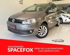 VOLKSWAGEN SPACEFOX 1.6 MI SPORTLINE 8V FLEX 4P AUTOMATIZADO VOLKSWAGEN SPACEFOX 1.6 MI SPORTLINE 8V FLEX 4P AUTOMATIZADO