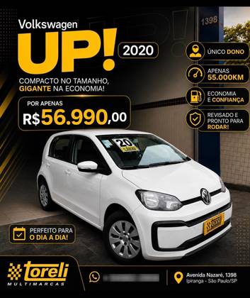 VOLKSWAGEN UP 1.0 MPI TOTAL FLEX 4P MANUAL
