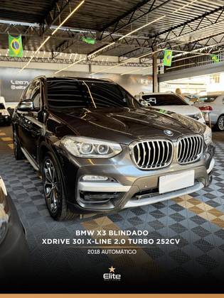 BMW X3 2.0 16V GASOLINA X LINE XDRIVE30I STEPTRONIC