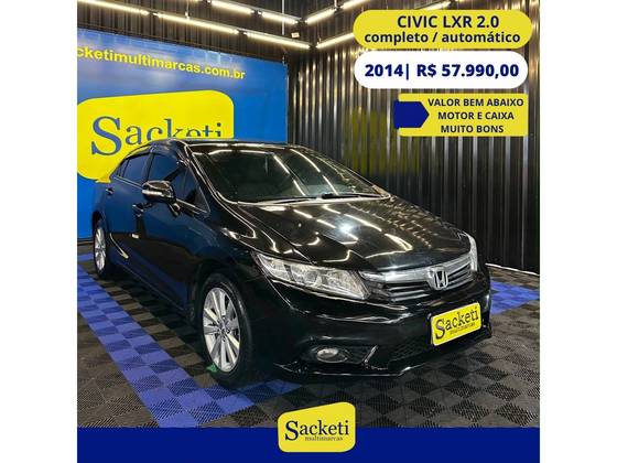HONDA CIVIC 2.0 LXR 16V FLEX 4P AUTOMÁTICO