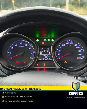 HYUNDAI-HB20S-1.6 PREMIUM 16V FLEX 4P AUTOMÁTICO HYUNDAI-HB20S-2015