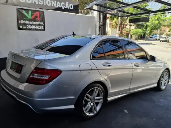 MERCEDES-BENZ-C 180-1.6 CGI SPORT 16V TURBO GASOLINA 4P AUTOMÁTICO MERCEDES-BENZ-C 180-2014