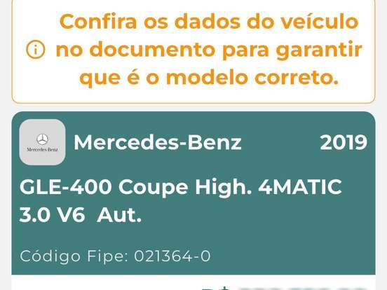 MERCEDES-BENZ-GLE 400-3.0 V6 GASOLINA HIGHWAY COUPÉ 4MATIC 9G-TRONIC MERCEDES-BENZ-GLE 400-2019