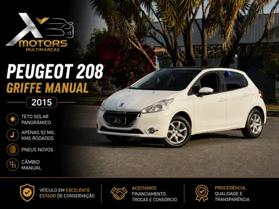 PEUGEOT 208 1.5 ALLURE 8V FLEX 4P MANUAL PEUGEOT 208 1.5 ALLURE 8V FLEX 4P MANUAL