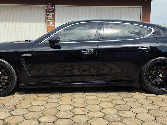 PORSCHE-PANAMERA-4.8 V8 TURBO GASOLINA 4P AUTOMÁTICO PORSCHE-PANAMERA-2009