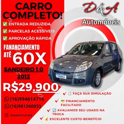 RENAULT SANDERO 1.0 EXPRESSION 16V FLEX 4P MANUAL