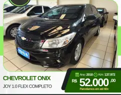CHEVROLET ONIX 1.0 MPFI JOY 8V FLEX 4P MANUAL CHEVROLET ONIX 1.0 MPFI JOY 8V FLEX 4P MANUAL