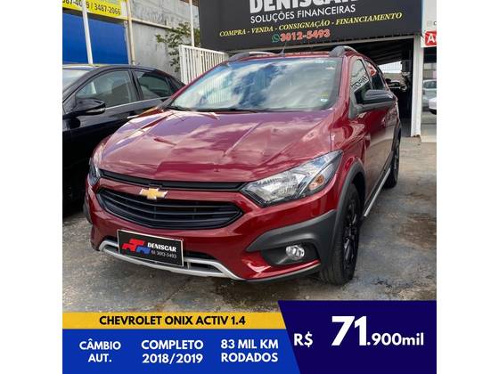 CHEVROLET ONIX 1.4 MPFI ACTIV 8V FLEX 4P AUTOMÁTICO