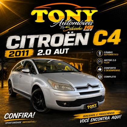 CITROËN C4 2.0 GLX 16V FLEX 4P AUTOMÁTICO