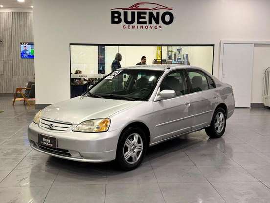 HONDA-CIVIC-1.7 LX 16V GASOLINA 4P MANUAL HONDA-CIVIC-2002