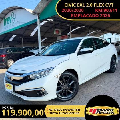 HONDA CIVIC 2.0 16V FLEXONE EXL 4P CVT