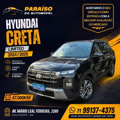 HYUNDAI CRETA 1.0 TGDI FLEX LIMITED AUTOMÁTICO