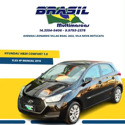 HYUNDAI HB20 1.0 COMFORT STYLE 12V FLEX 4P MANUAL