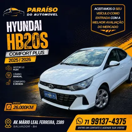 HYUNDAI HB20S 1.0 12V FLEX COMFORT MANUAL