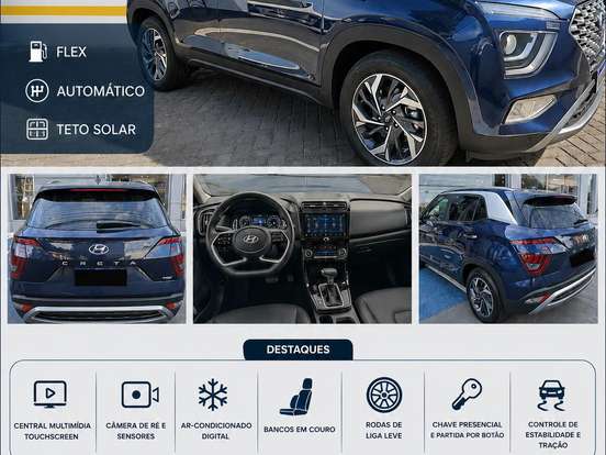 HYUNDAI-CRETA-1.0 TGDI FLEX PLATINUM AUTOMÁTICO HYUNDAI-CRETA-2024