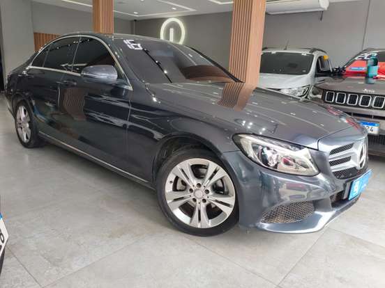 MERCEDES-BENZ-C 180-1.6 CGI 16V TURBO GASOLINA 4P AUTOMÁTICO MERCEDES-BENZ-C 180-2015