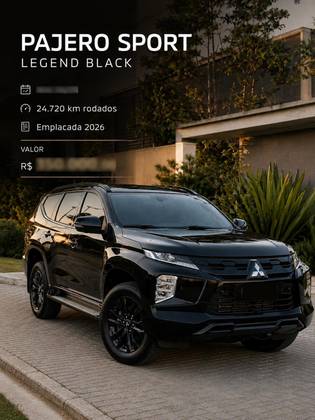 MITSUBISHI PAJERO SPORT 2.4 16V MIVEC TURBO DIESEL LEGEND BLACK AWD AUTOMÁTICO
