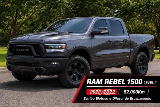RAM 1500 5.7 V8 GASOLINA REBEL CD 4X4 AUTOMÁTICO